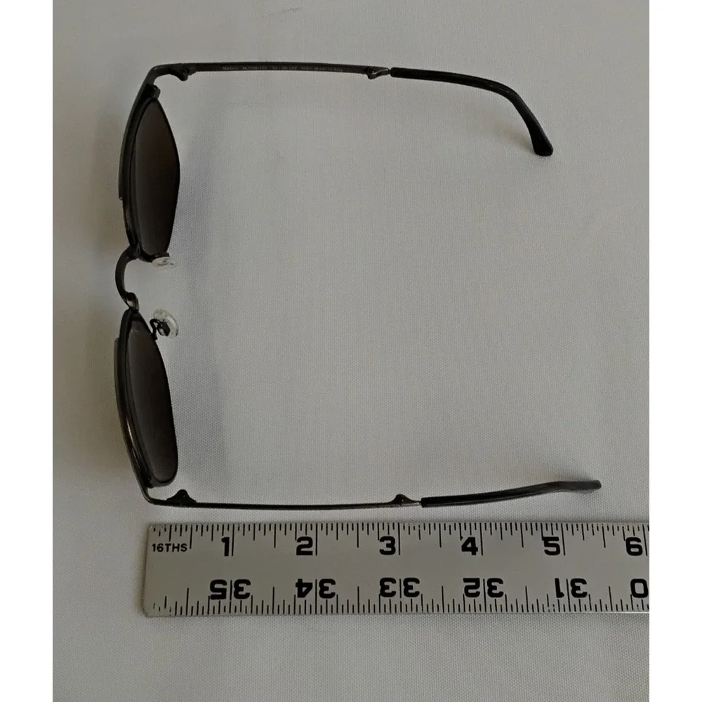 Maui Jim Stillwater Foldable Sunglasses STG-BG 52-20-145 Silver w/ Case #J5706